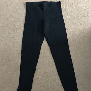 PINK black cotton leggings